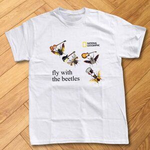 National Geographic Fly With The Beetles Graphic Tee Nature Core